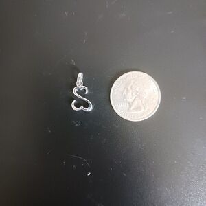 Jane Seymour .925 Silver Broken Heart Pendant.